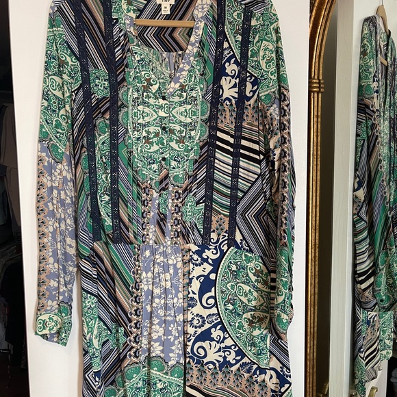 Tiny geometric print dress - Picture 2 of 4